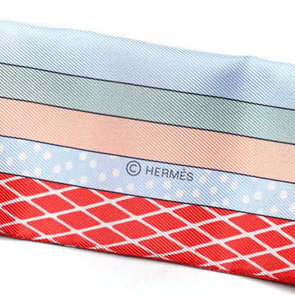 Hermes Silk Twilly Grand Theatre Nouveau Grenadine Ciel Rose 3 of 3