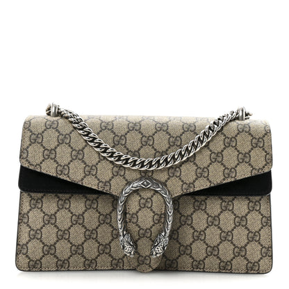 Gucci GG Supreme Monogram Small Dionysus Shoulder Bag Black 1 of 10
