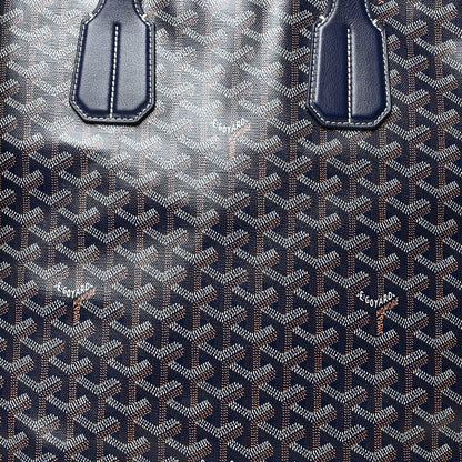 Goyard Goyardine Voltaire III Tote Navy 7 of 10