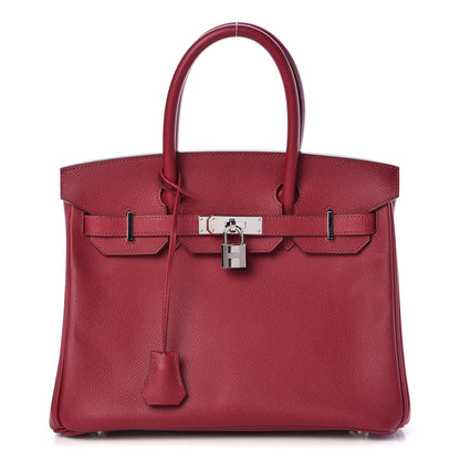 Hermes Epsom Birkin 30 Rubis 1 of 35