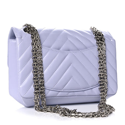 Chanel Aged Calfskin Chevron Quilted 2.55 Reissue Mini Flap Light Purple 3 of 11