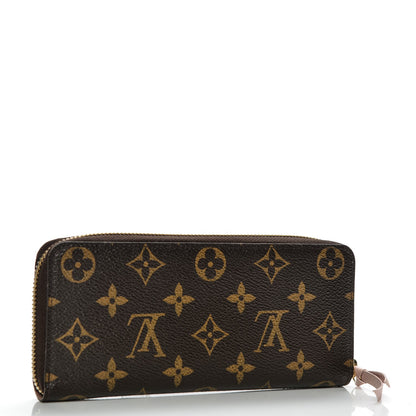 Louis Vuitton Monogram Clemence Wallet Rose Ballerine 3 of 7