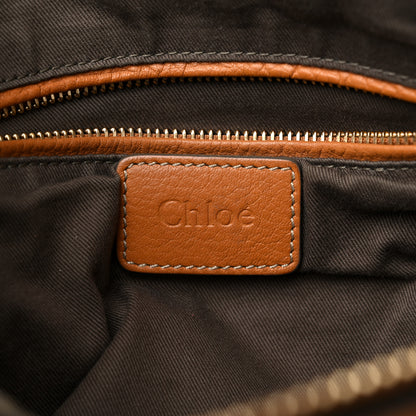 Chloe Calfskin Medium Marcie Satchel Tan 6 of 14