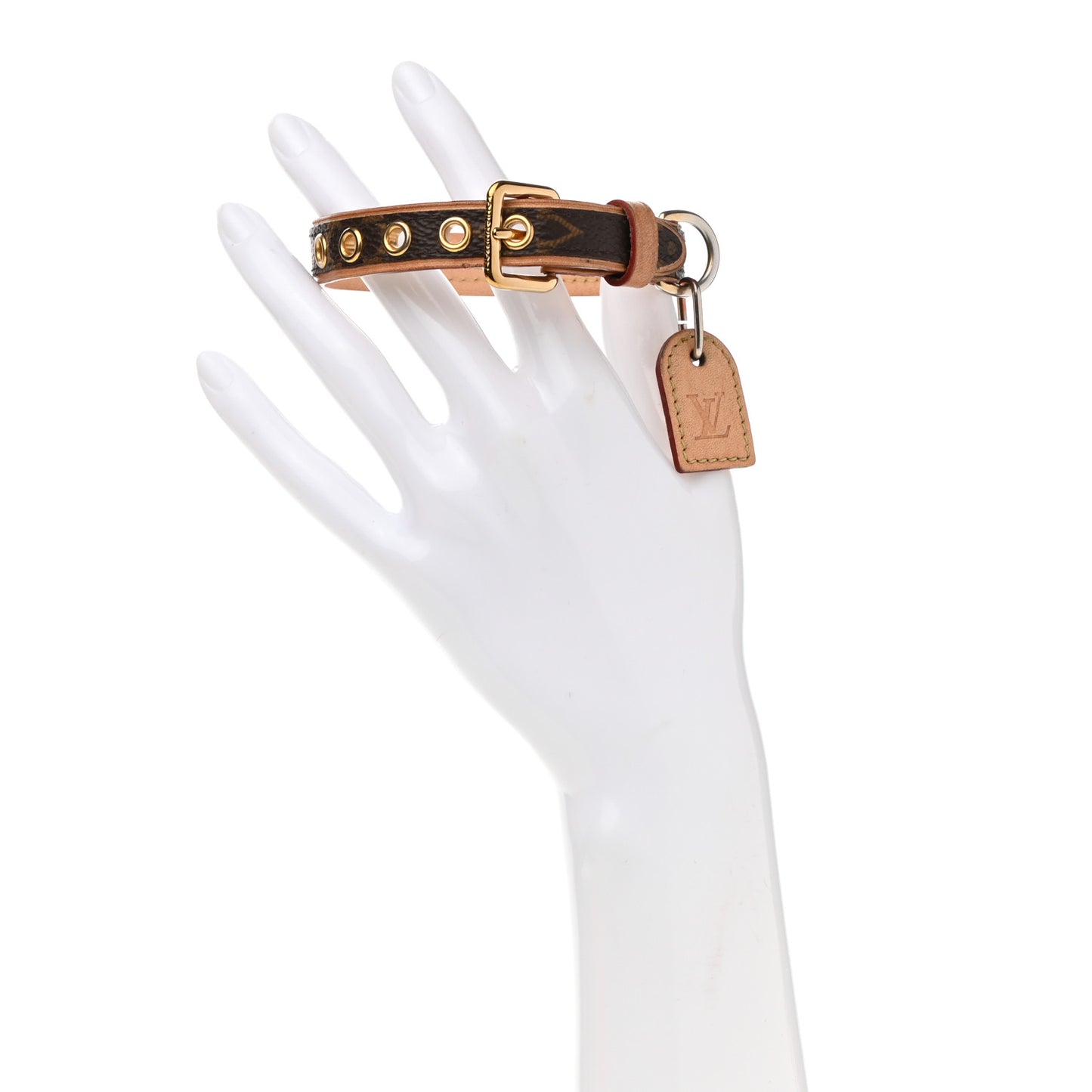 Monogram Baxter Dog Collar XS