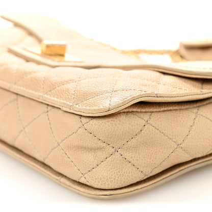 Chanel Caviar Quilted Medium Mademoiselle Flap Beige 10 of 10