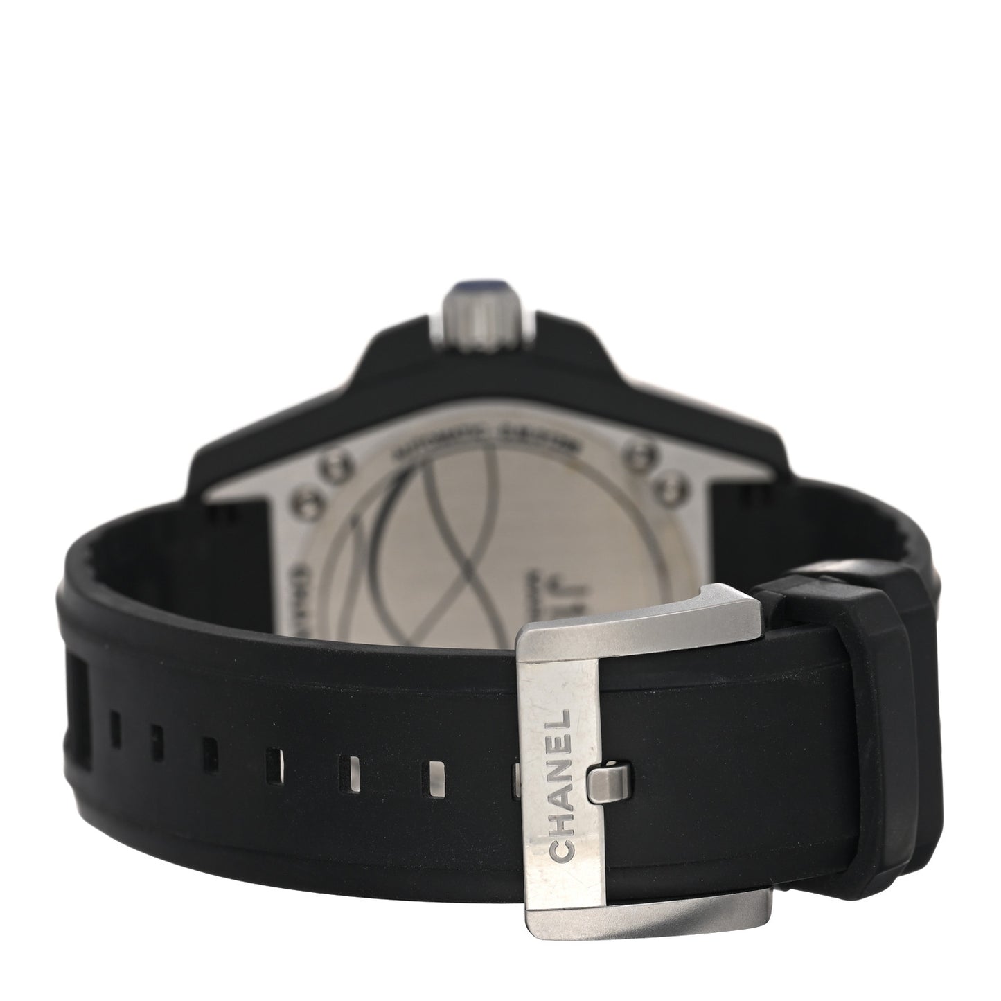 Stainless Steel Ceramic Rubber 41mm J12 Marine Automatic Watch Black