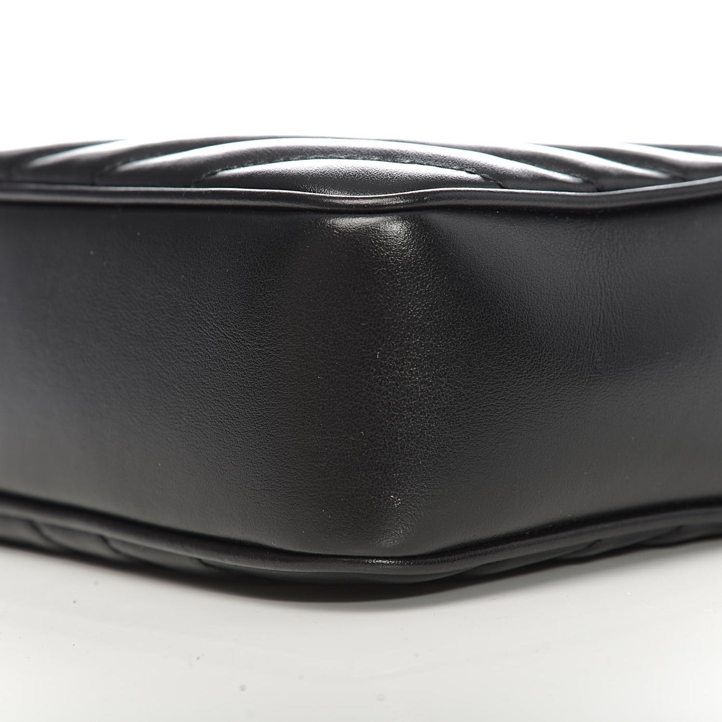 Calfskin Matelasse Monogram Lou Camera Bag Black