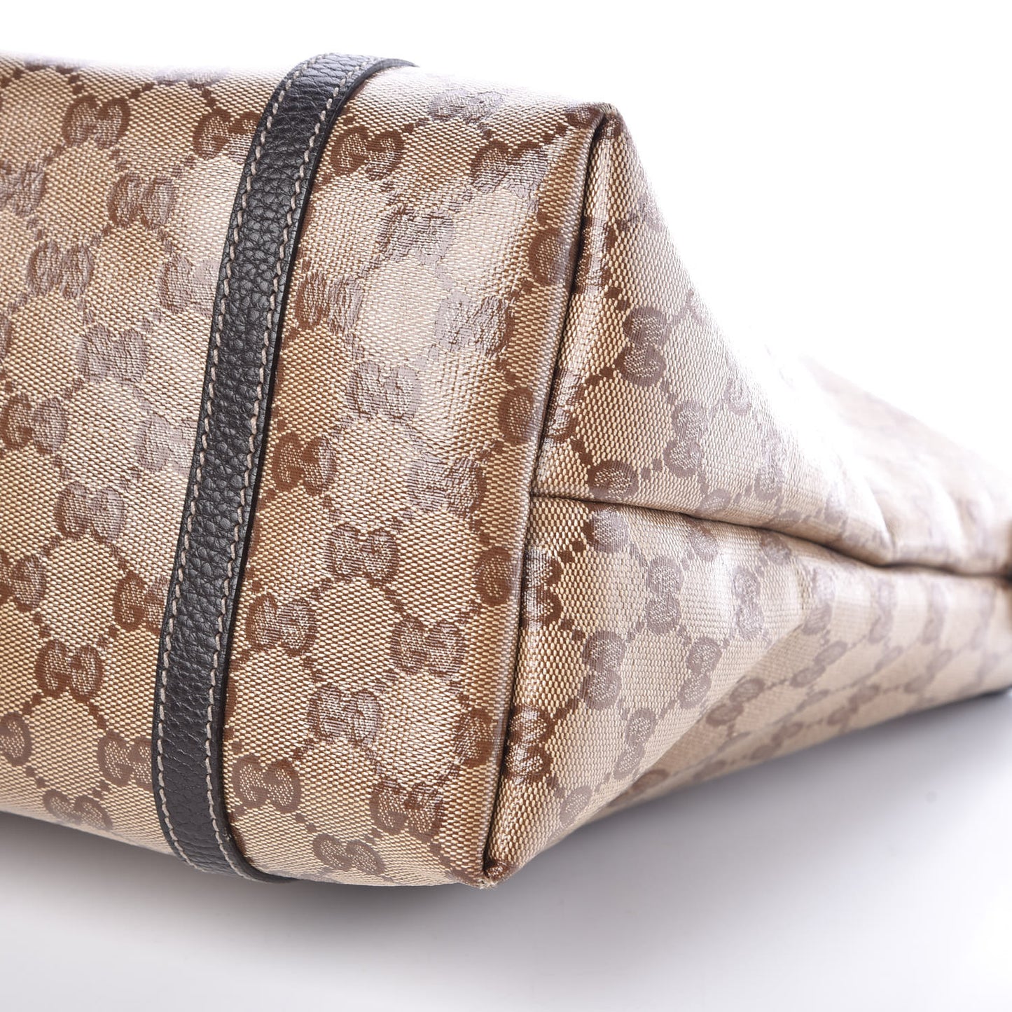 Crystal Monogram Medium Joy Tote Beige Ebony Testa di Moro