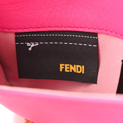 Fendi Vitello Flamingo Tube Wallet on Chain Fuchsia 7 of 16
