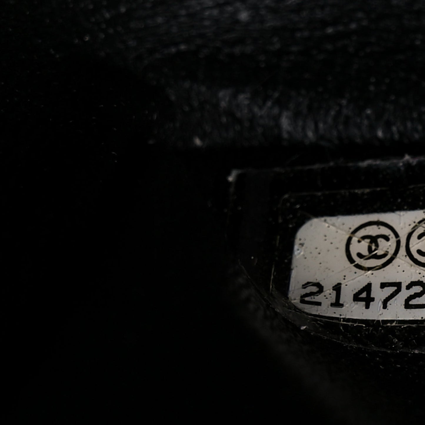 Glazed Aged Calfskin Quilted 2.55 Reissue 227 Flap Black