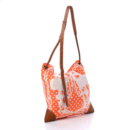 Hermes Silk Barenia Cavalcadour Brides De Gala Silky City 33 Bag Orange Rose Fauve 2 of 4