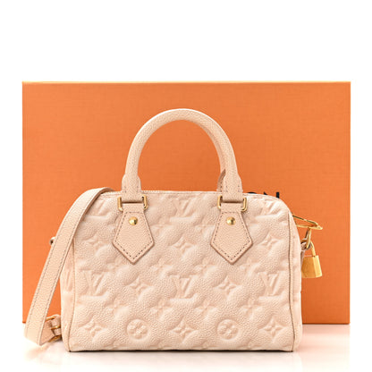 Louis Vuitton Empreinte Monogram Summer Stardust Speedy Bandouliere 20 Beige Clair 11 of 11