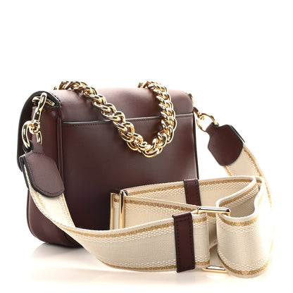 Marc Jacobs Calfskin The J Marc Shoulder Bag Burgundy 3 of 10