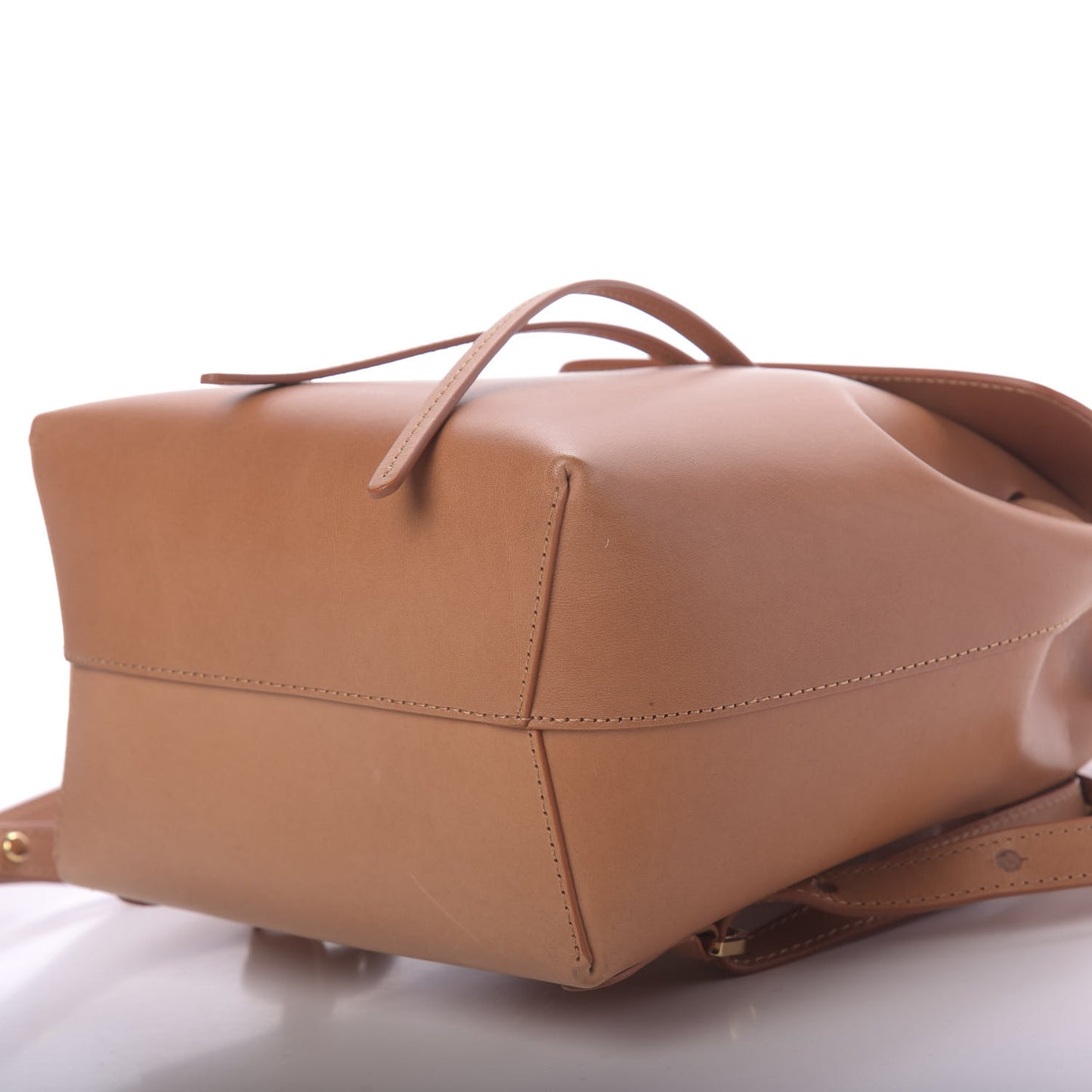 Vegetable Tanned Calfskin Mini Backpack Cammello Rosa