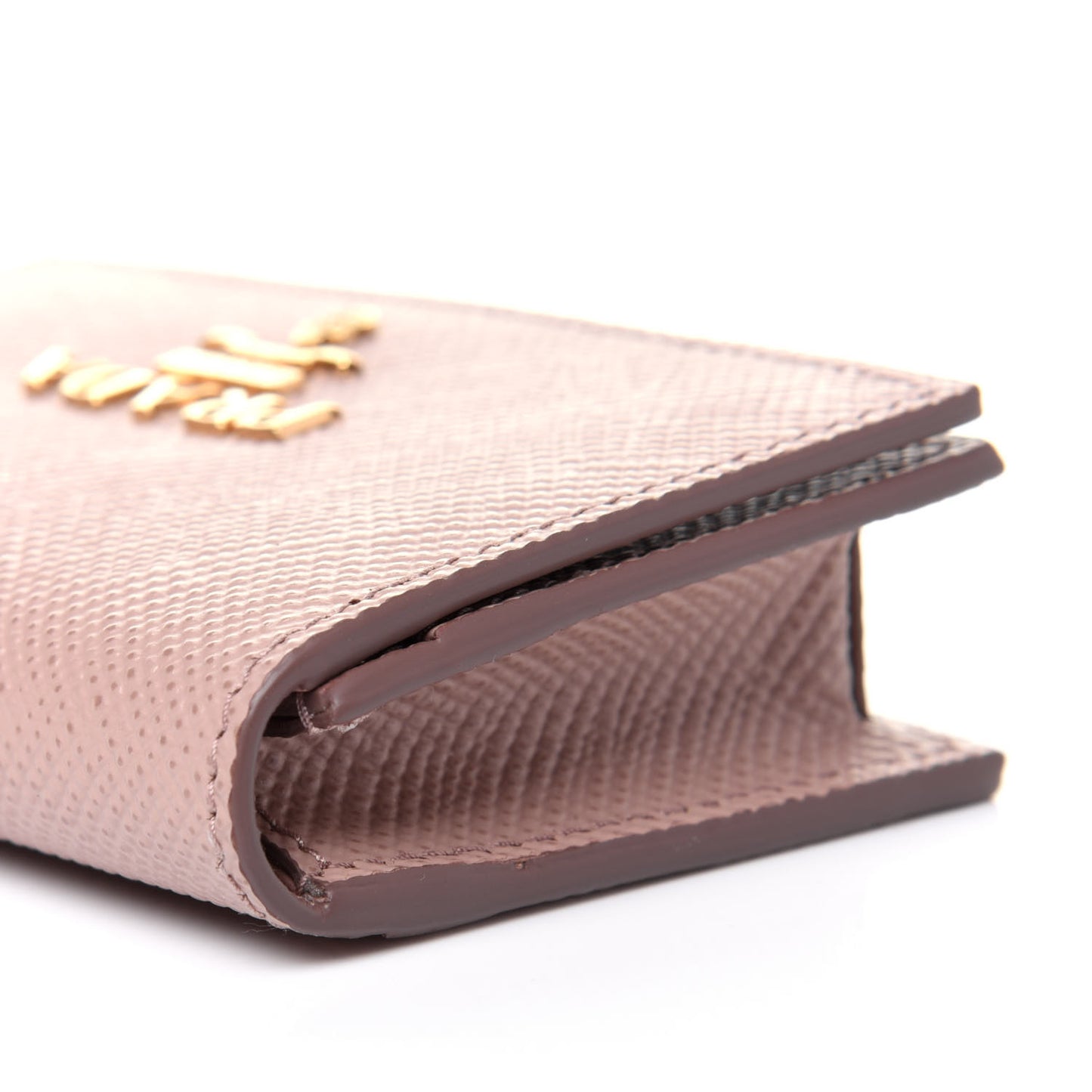 Saffiano Metal Business Card Holder Cipria