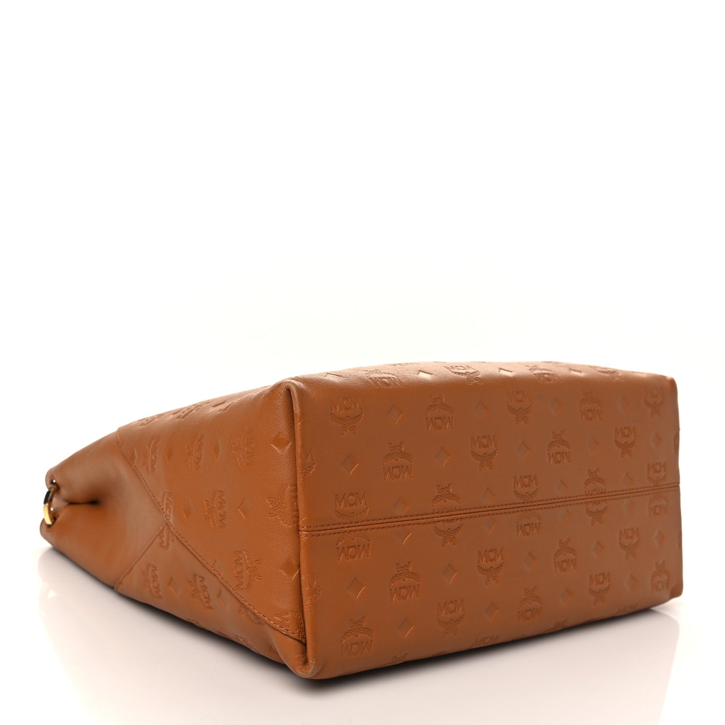 Calfskin Ottomar Monogram Large Klara Hobo Cognac