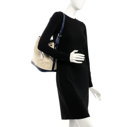 Louis Vuitton Epi Petit Bi-Color Noe Ivory Indigo 2 of 7