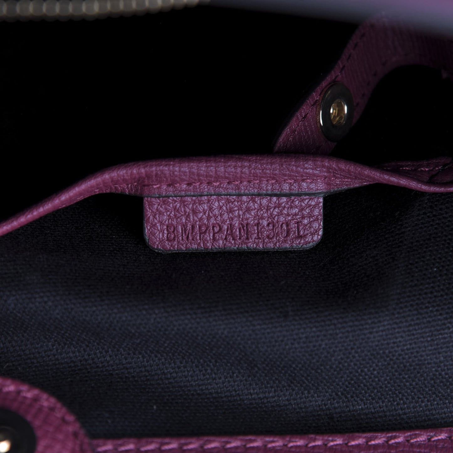 Grainy Calfskin House Check Small Canterbury Tote Berry Pink