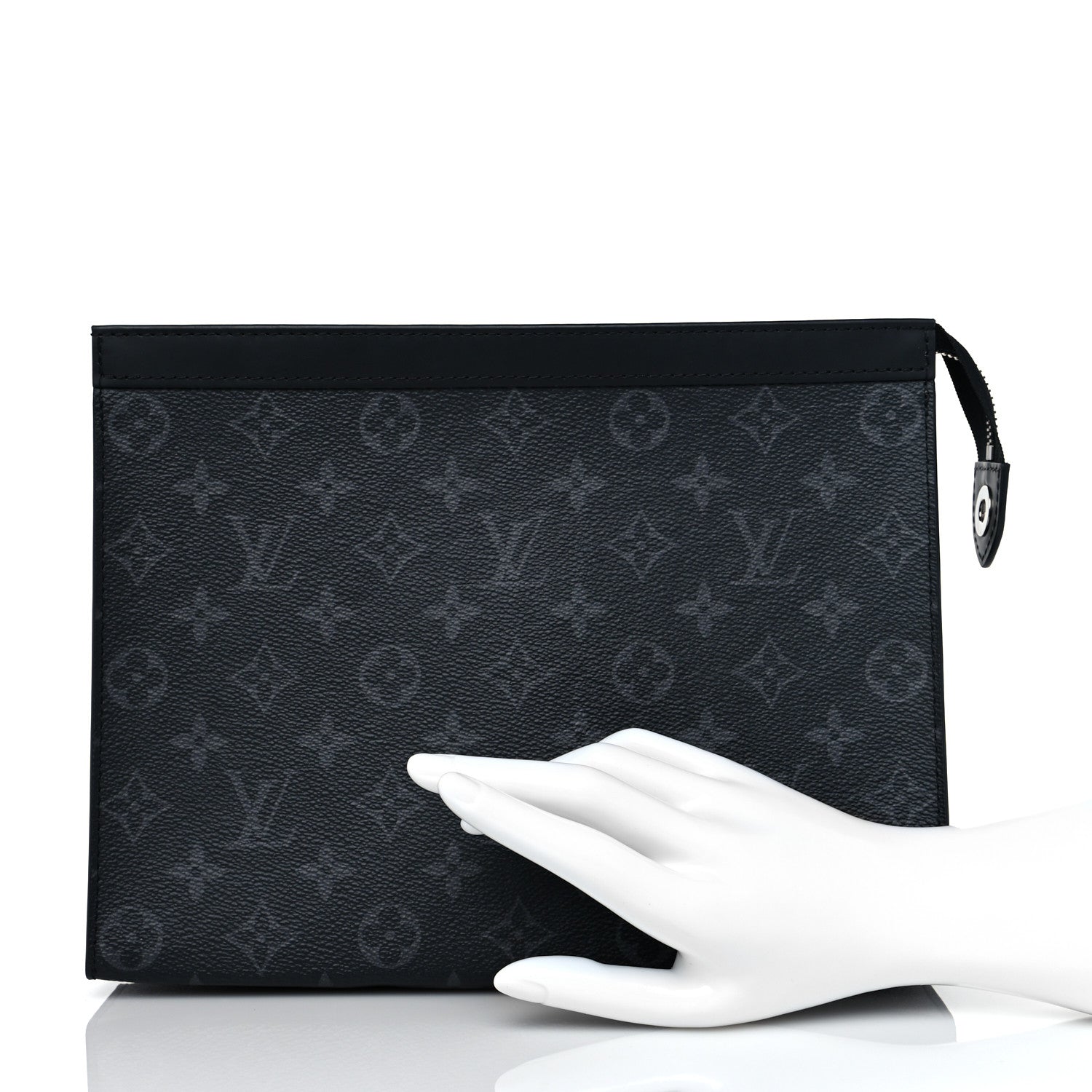 Louis Vuitton Monogram Eclipse Pochette Voyage MM 2 of 10