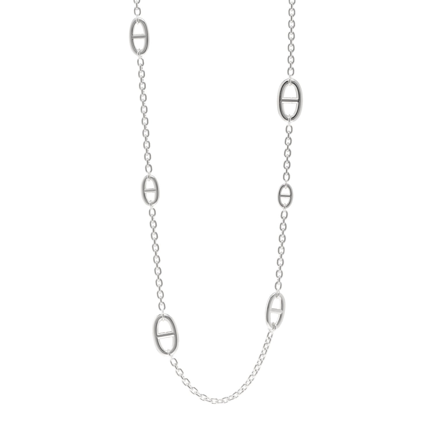Hermes Sterling Silver Farandole Necklace 80 1 of 6