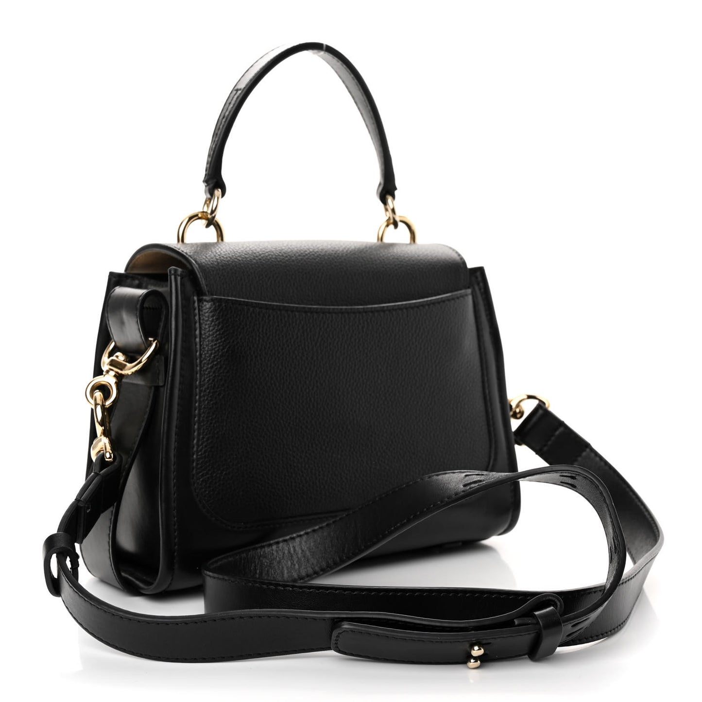 Calfskin Mini Tess Day Bag Black
