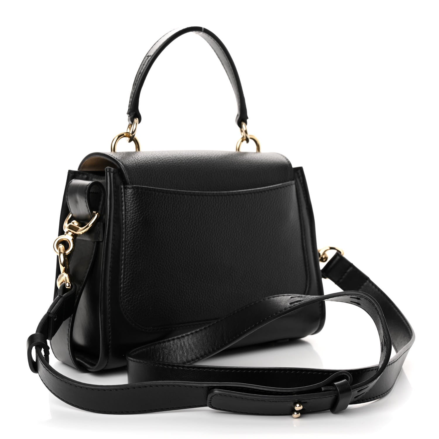 Chloe Calfskin Mini Tess Day Bag Black 3 of 9