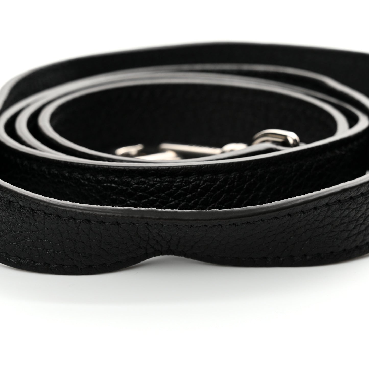 Drummed Calfskin Nano Luggage Black