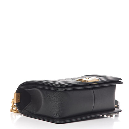 Chanel Caviar Quilted Medium Boy Flap Black 4 of 11