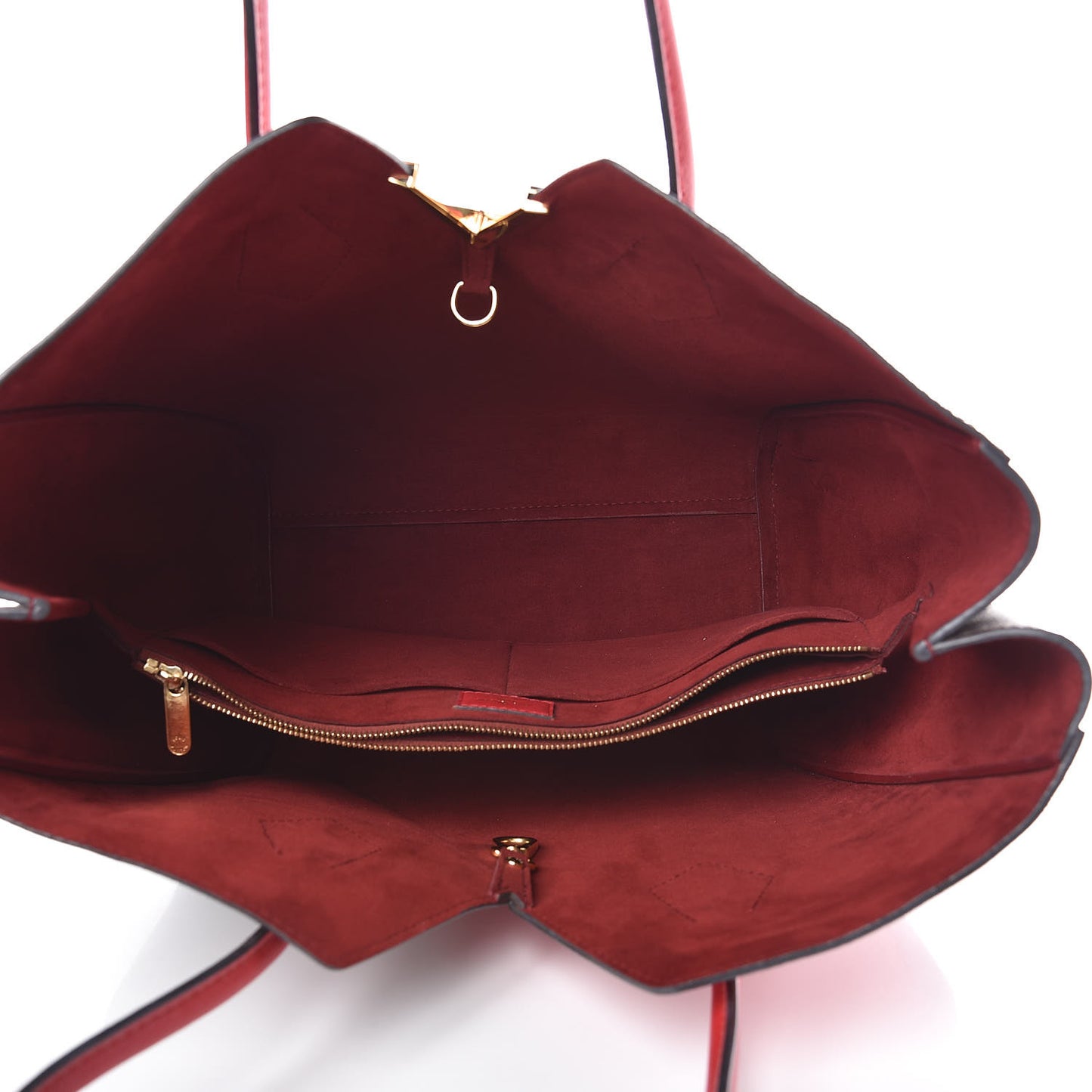 Calfskin Monogram Kimono Tote Cherry