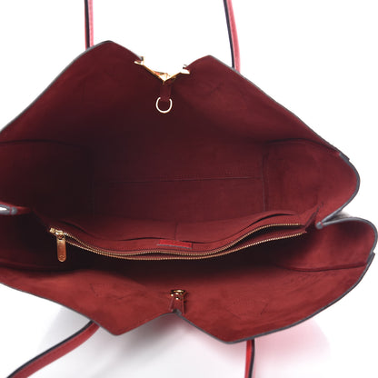 Louis Vuitton Calfskin Monogram Kimono Tote Cherry 5 of 11