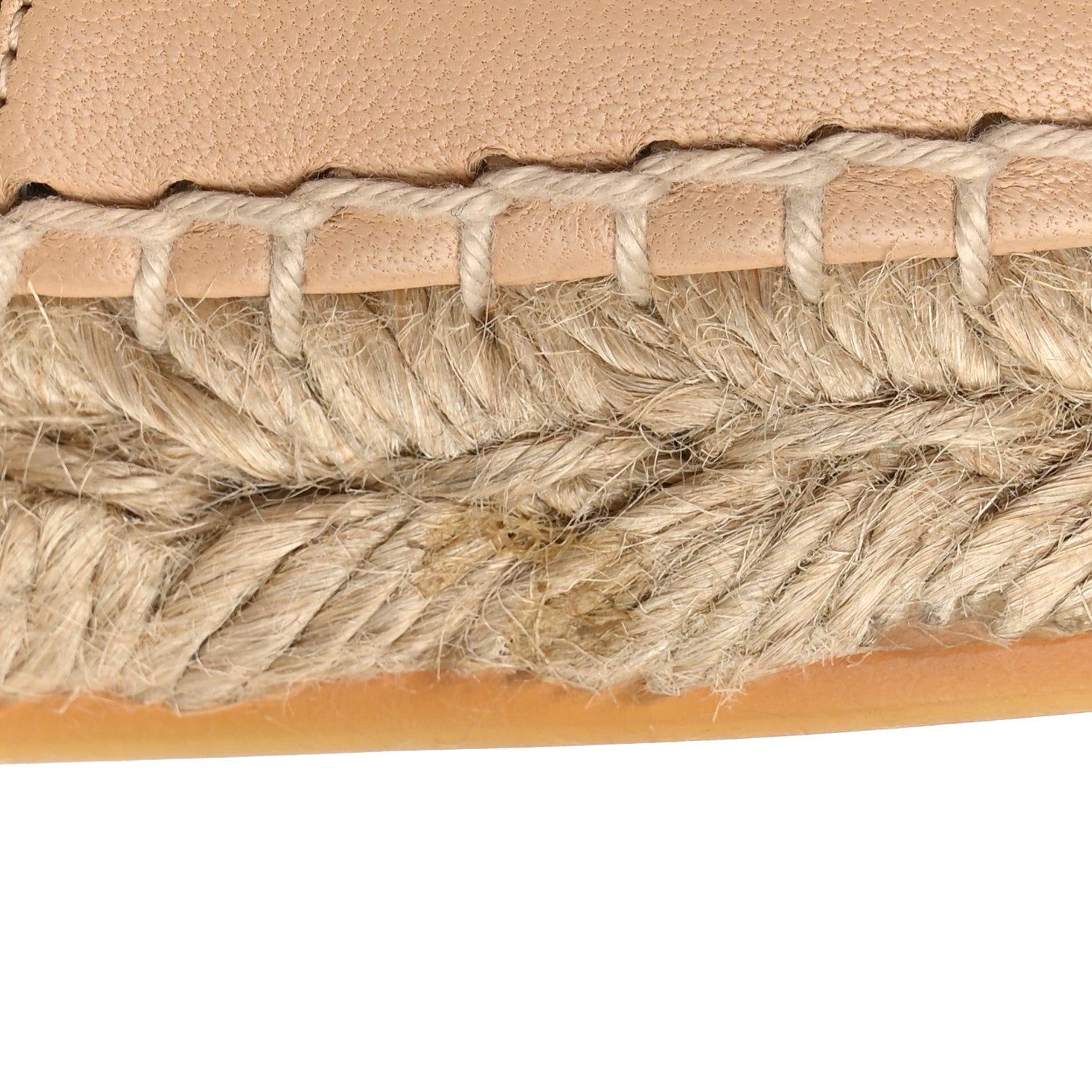 Chanel Lambskin CC Espadrilles 35 Beige Black 10 of 11