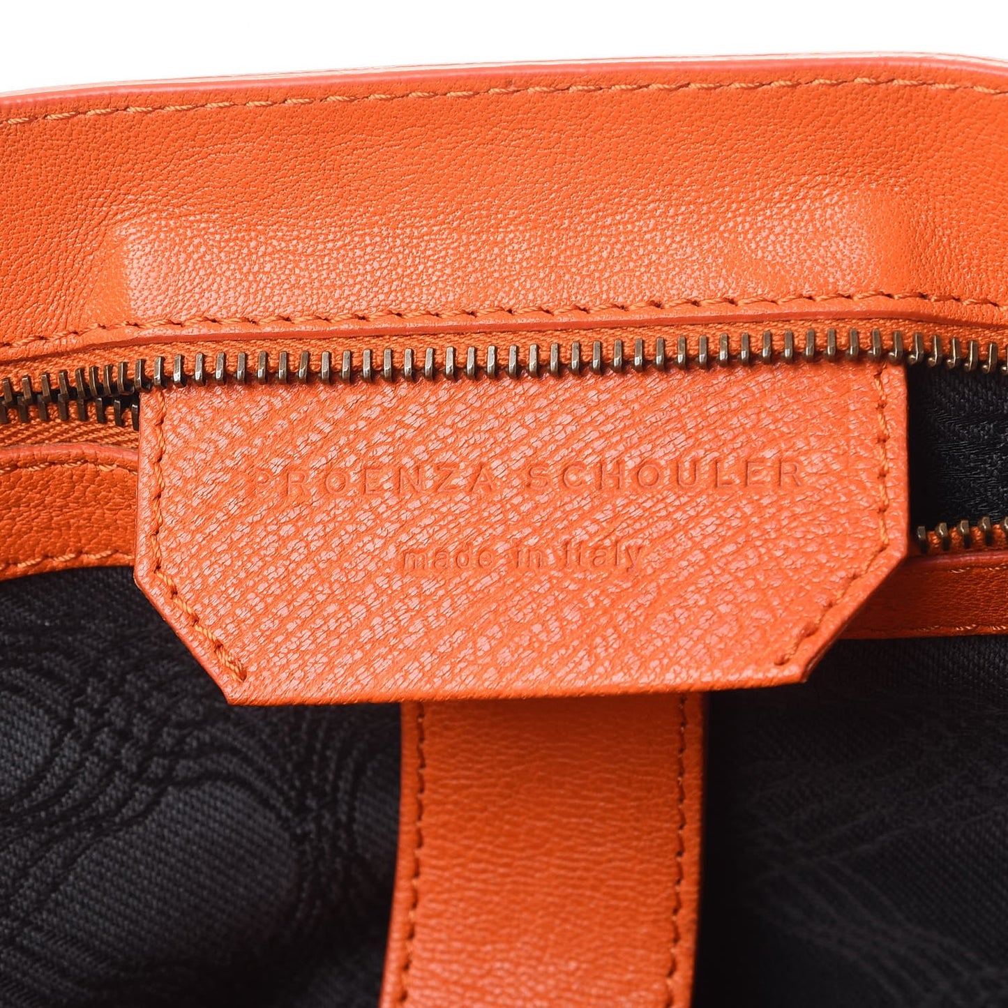 Lambskin Large PS1 Satchel Orange