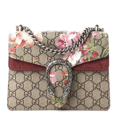 Gucci GG Supreme Monogram Blooms Mini Dionysus Shoulder Bag Beige Multicolor Dry Rose 1 of 11