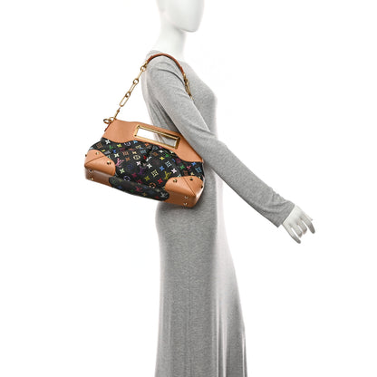 Louis Vuitton Monogram Multicolor Judy MM Black 2 of 11