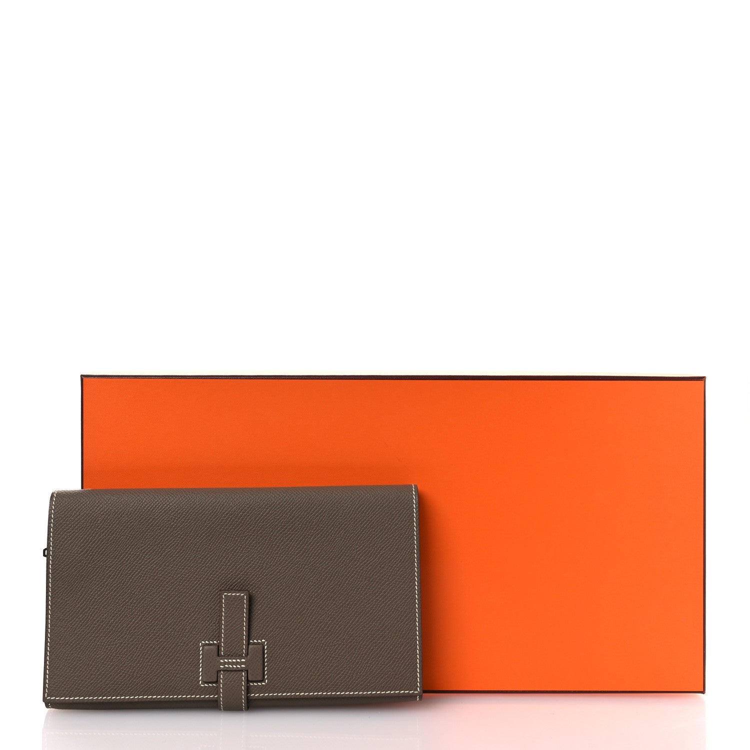 Hermes Epsom New H Passant Toutenmain Wallet Etoupe 9 of 9
