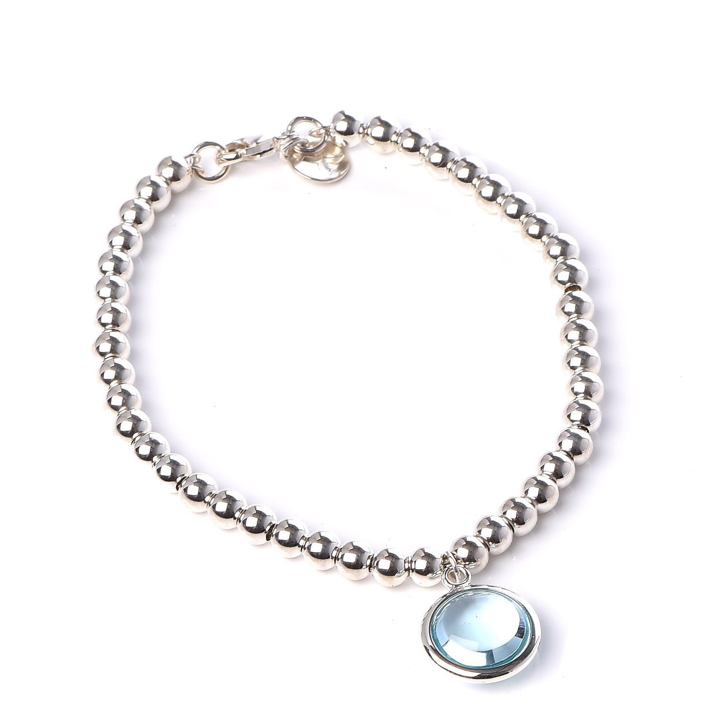 Sterling Silver Blue Topaz Paloma's Sugar Stacks Beaded Bracelet