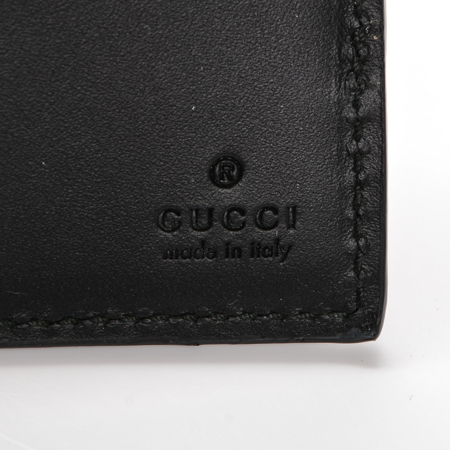 Gucci GG Supreme Monogram Bi-Fold Wallet Black 6 of 7