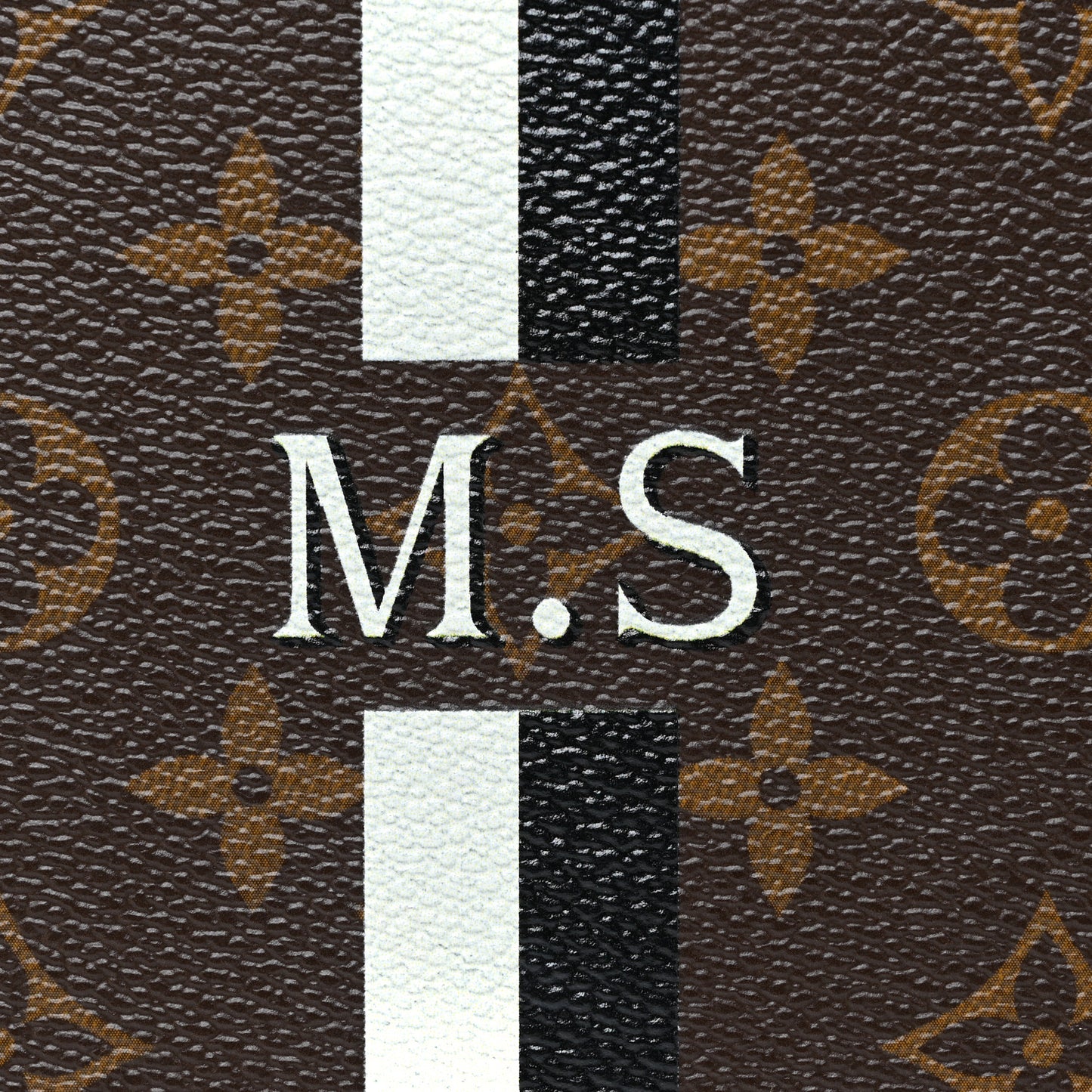 Monogram My LV Heritage Neverfull GM White Black