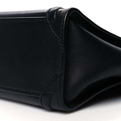 Celine Smooth Calfskin Nano Luggage Black 9 of 13
