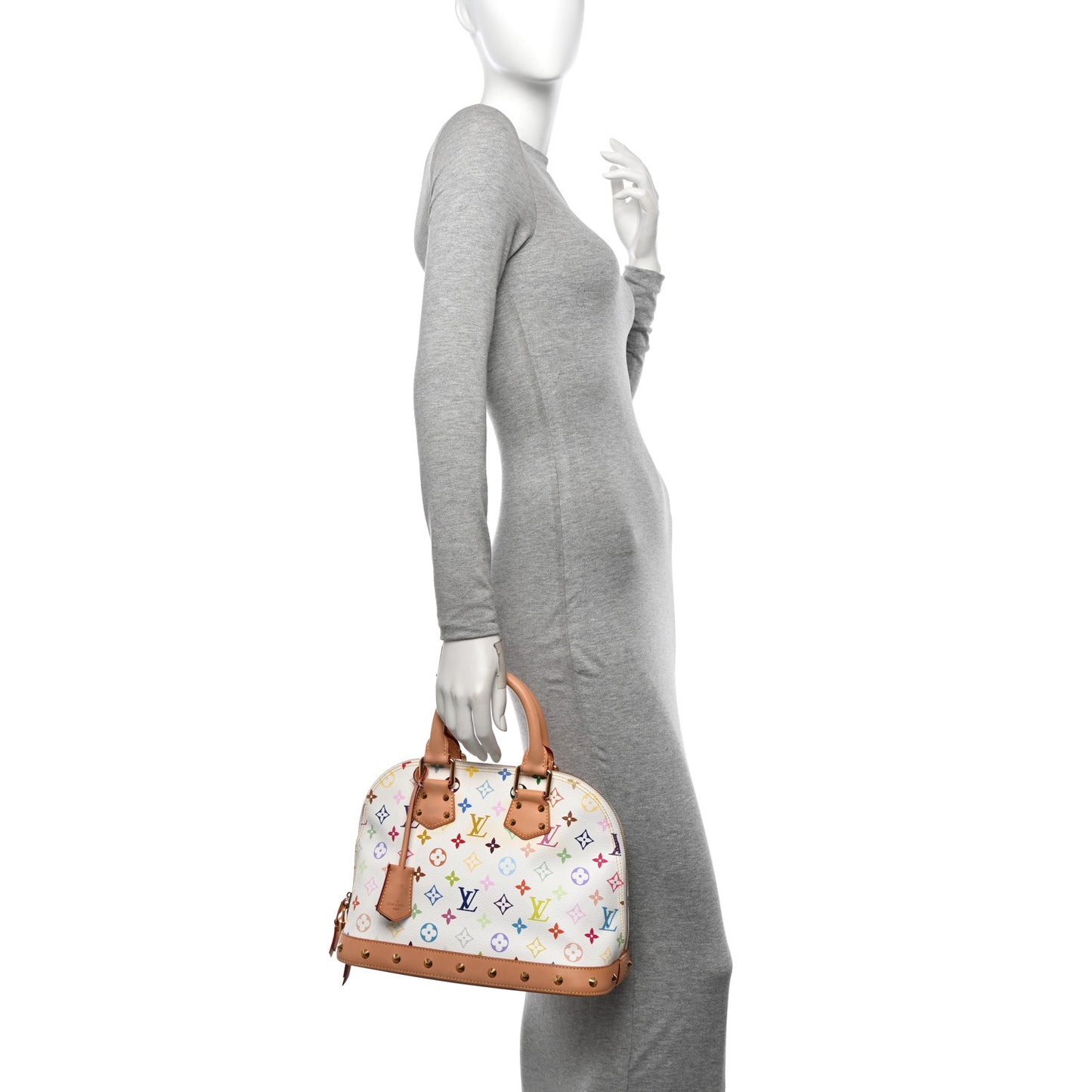 Monogram Multicolor Alma PM White