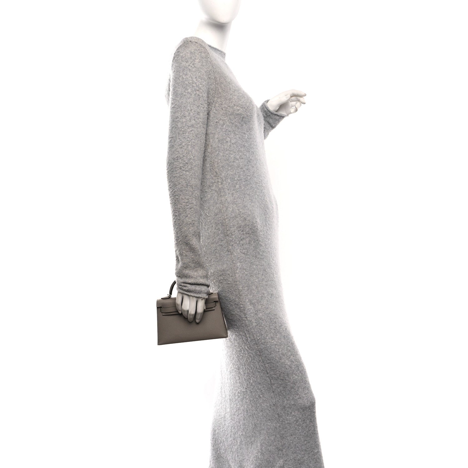 Hermes Epsom Mini Kelly Sellier 20 Gris Asphalte 2 of 12