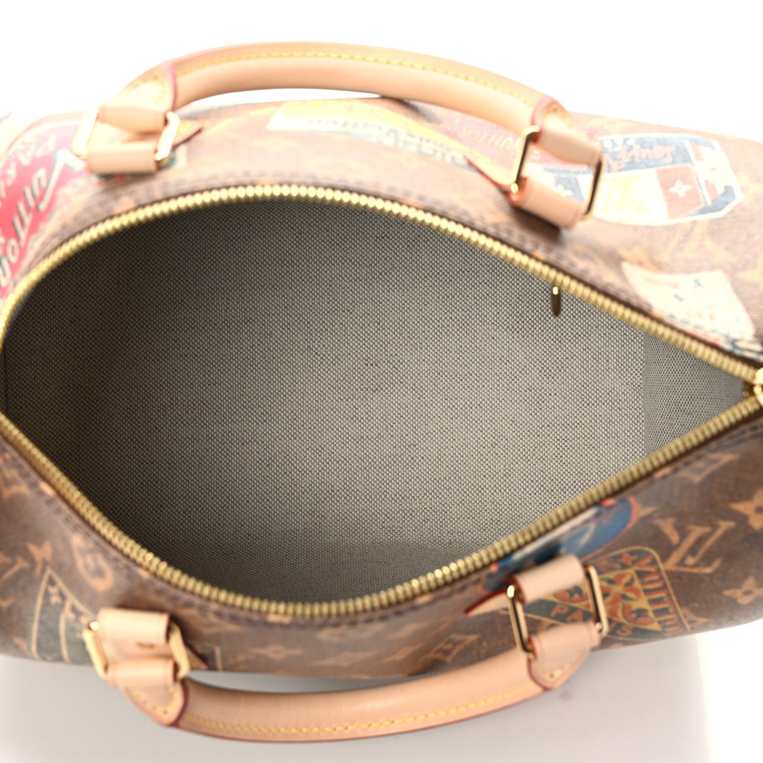 Louis Vuitton Monogram Hotel Labels Speedy Bandouliere 30 5 of 11
