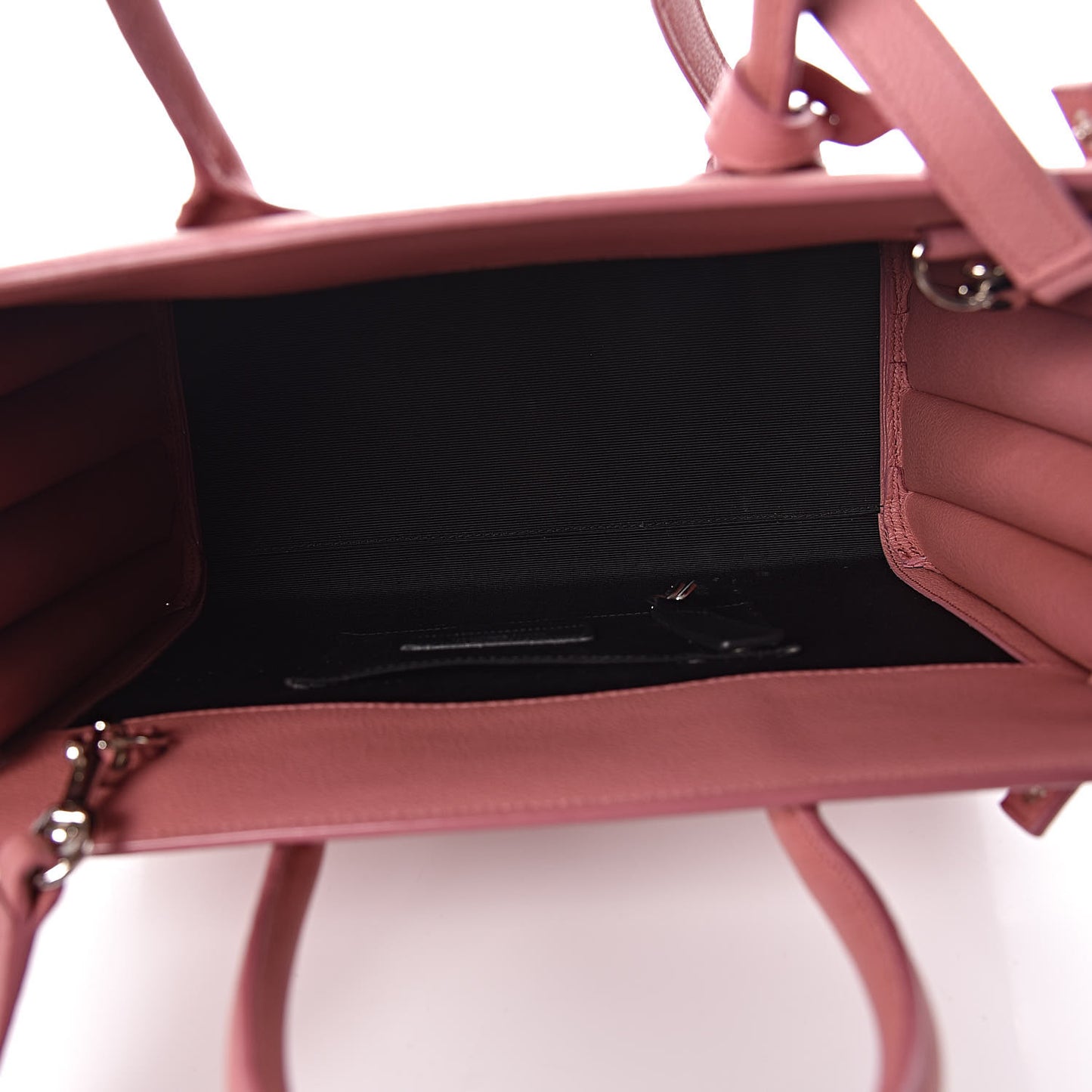 Grained Calfskin Baby Sac De Jour Dark Rose