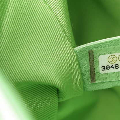 Chanel Goatskin Quilted Medium Chanel 19 Flap Light Green 9 of 10