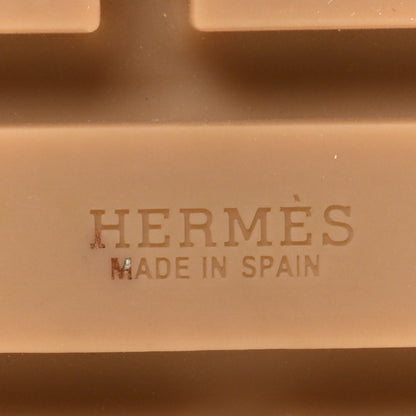 Hermes Calfskin Cork Eze 30 Sandals 38 Gold 8 of 9