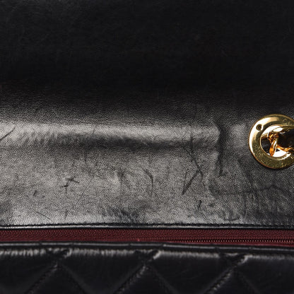 Chanel Lambskin Quilted Jumbo Single Flap Black 14 of 14