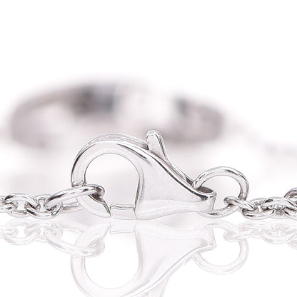 Cartier 18K White Gold Interlocking LOVE Bracelet 5 of 6