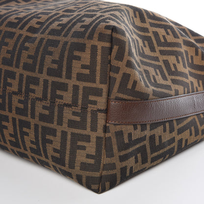 Fendi Zucca Vitello Artic Large Hobo Tobacco Castagna 10 of 10