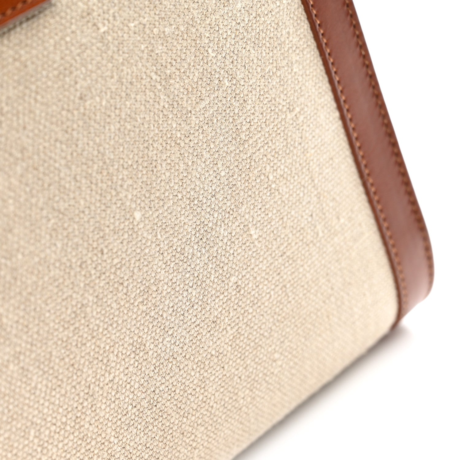 Saint Laurent Linen Calfskin Small Souple Sac De Jour Cognac 12 of 12