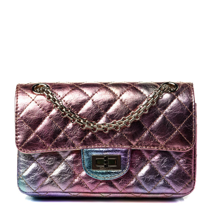 Chanel Metallic Goatskin Quilted Mini 2.55 Reissue Flap Multicolor 1 of 4